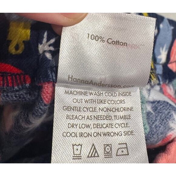 Hanna Andersson Size Medium Christmas Holiday Ornament Flannel Pajamas Pants - Picture 6 of 6